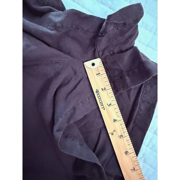 YFB Romper Women's Large Sleeveless Button Front Drawstring Utility Pockets - Picture 6 of 6